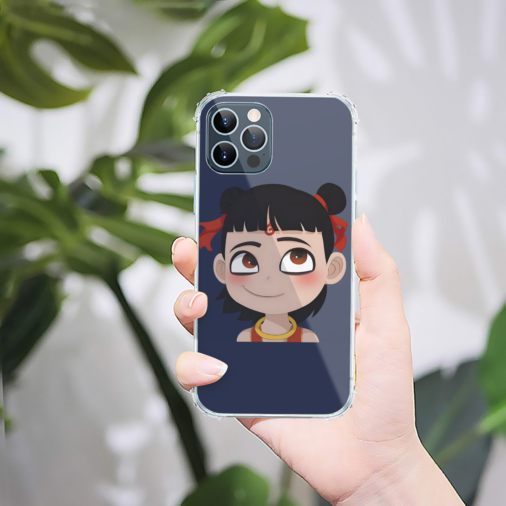 （画像用） Ne Zha 2 ナタ 魔童の大暴れ 【iPhone 12シリーズ対応】透明スマホケース（クリアソフトケース）